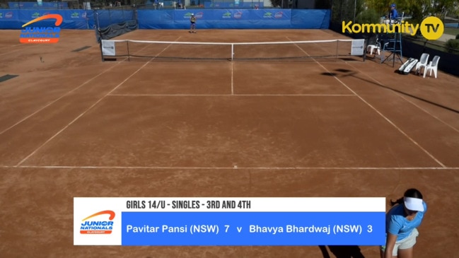 Replay: Pavitar Pansi (NSW) [7] v Bhavya Bhardwaj (NSW) [3] (Girls U14 3rd Place Play-Off) - Junior Claycourt Championships Day 6
