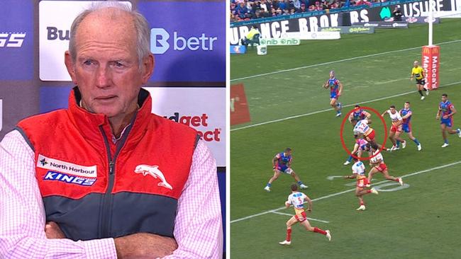 Wayne Bennett and Dolphins obstruction