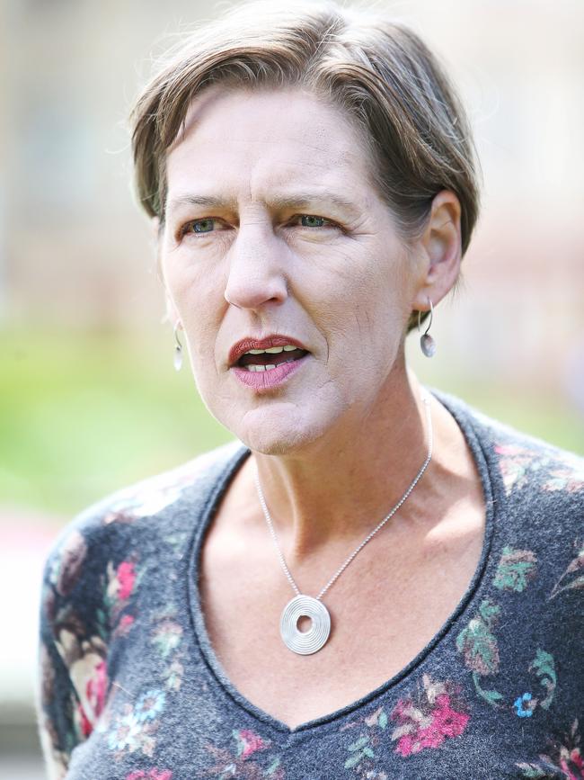 Greens leader Cassy O’Connor. Picture: ZAK SIMMONDS