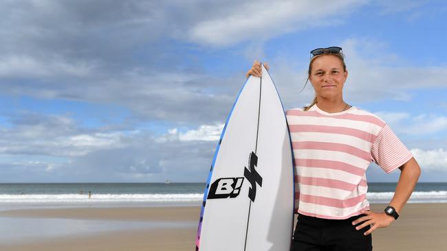 Keely Andrew is looking forward to the World Surf League Championship Tour starting in Hawaii on Saturday. Picture: Patrick Woods