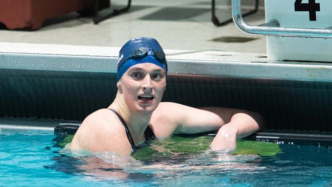 Trans swimmer Lia Thomas caused a stir when she was allowed to compete in the NCAA championships in the US. Picture: Getty