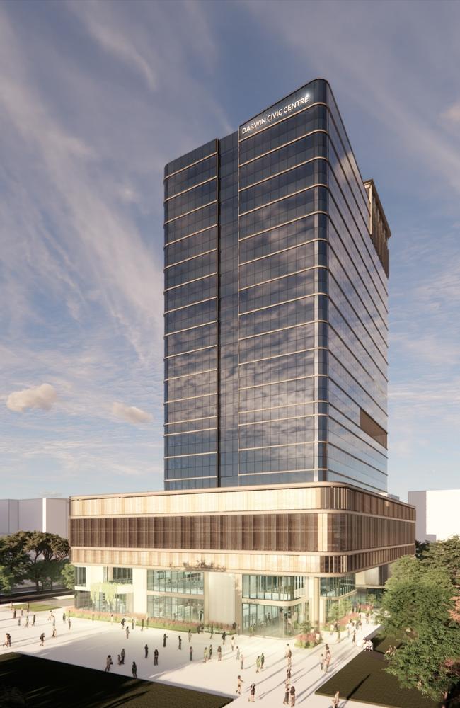 The proposed Darwin Civic Centre.