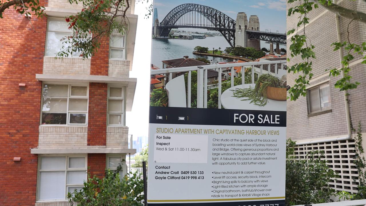 Sydney house prices are expected to drop 7-15 per cent. Picture: NCA NewsWire/David Swift