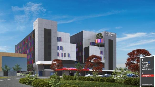 Artist's impression of Blacktown Hospital's stage two redevelopment.