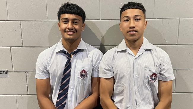 Blake Tikinau (Year 10) and Malachi Kirk (year 9) the respective school captains at Ipswich SHS, were among the rookies to watch at this year’s state championships.