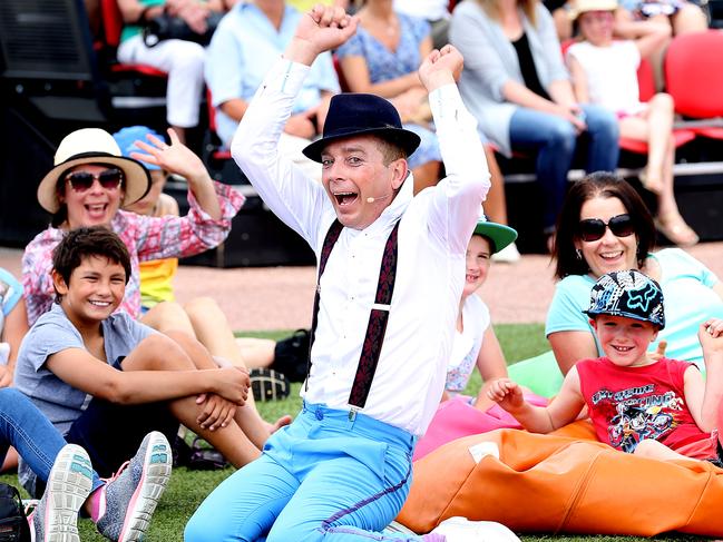 2015 Taste of Tasmania. Act of the day, Dandyman. Picture: SAM ROSEWARNE