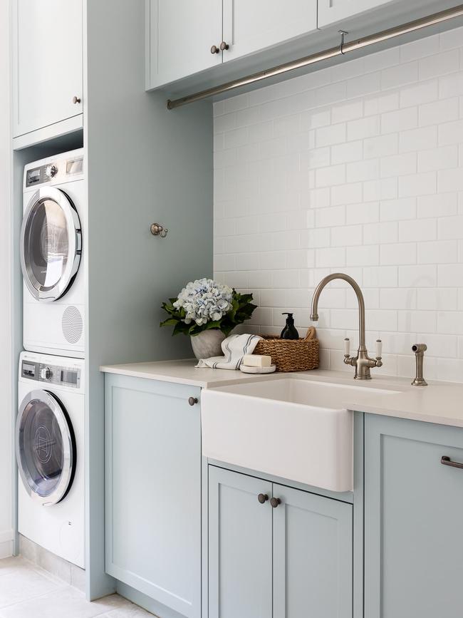 Fixtures are all important in making the feel of the laundry feel luxurious and inviting. Picture: The English Tapware Company