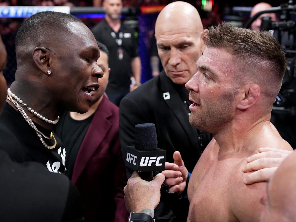 They first went face-to-face in July 2023. Picture: Jeff Bottari/Zuffa LLC via Getty Images