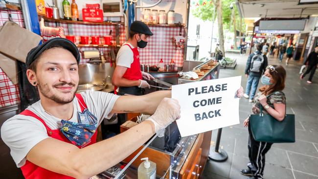 Clement Chaobonneau at La Petite Creperie. Picture: Tim Carrafa