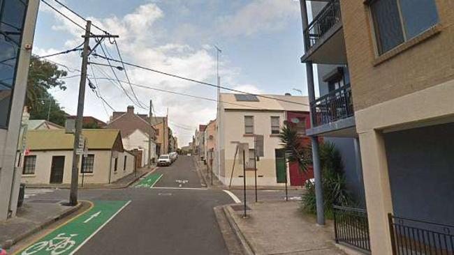 The incident took place at Renwick Street in Redfern last night. Picture: Google Maps