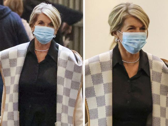 Julie Bishop rocks $8k election day coat