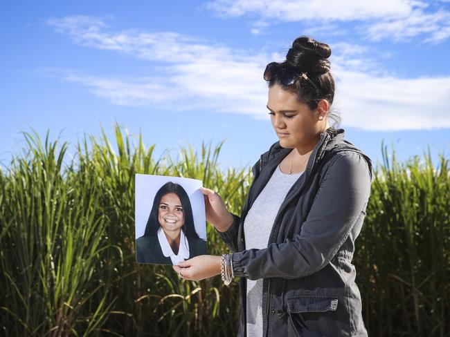 Hayley Telfer, sister of Courtney. Picture: Dylan Robinson