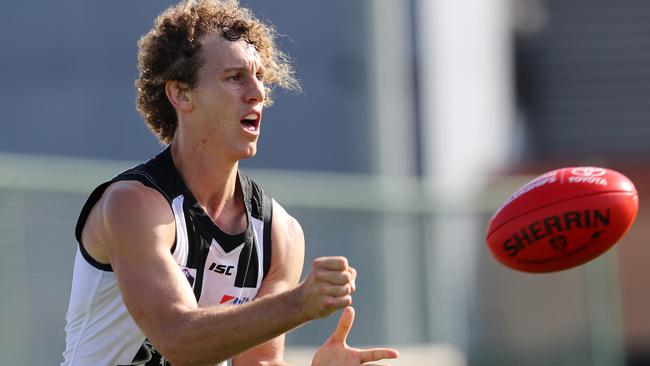 Chris Mayne playing in the VFL for Collingwood. Picture: Michael Klein