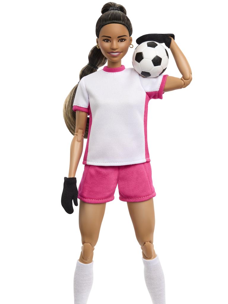 Fowler’s Barbie doll not only features several of her trademarks, it is articulated for high performance duty.