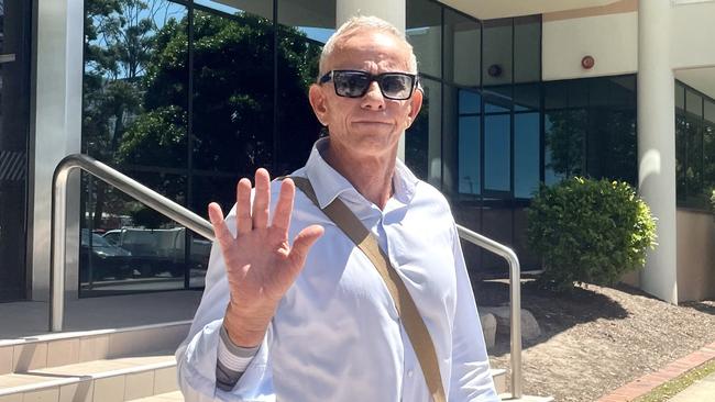 Hunter Lord Gray leaves Maroochydore Magistrate Court.