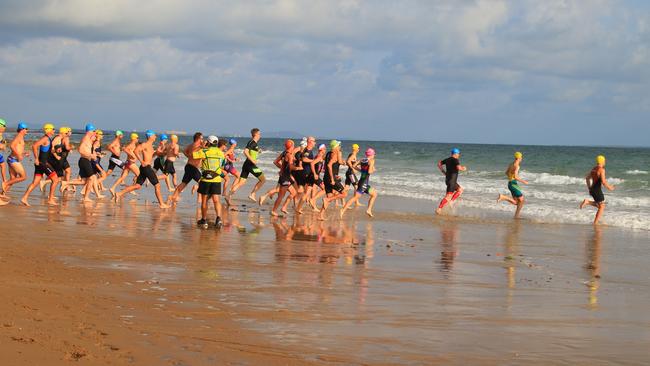 The Fitzroy Frogs hosted the triathlon at Tannum Sands 15 December 2019
