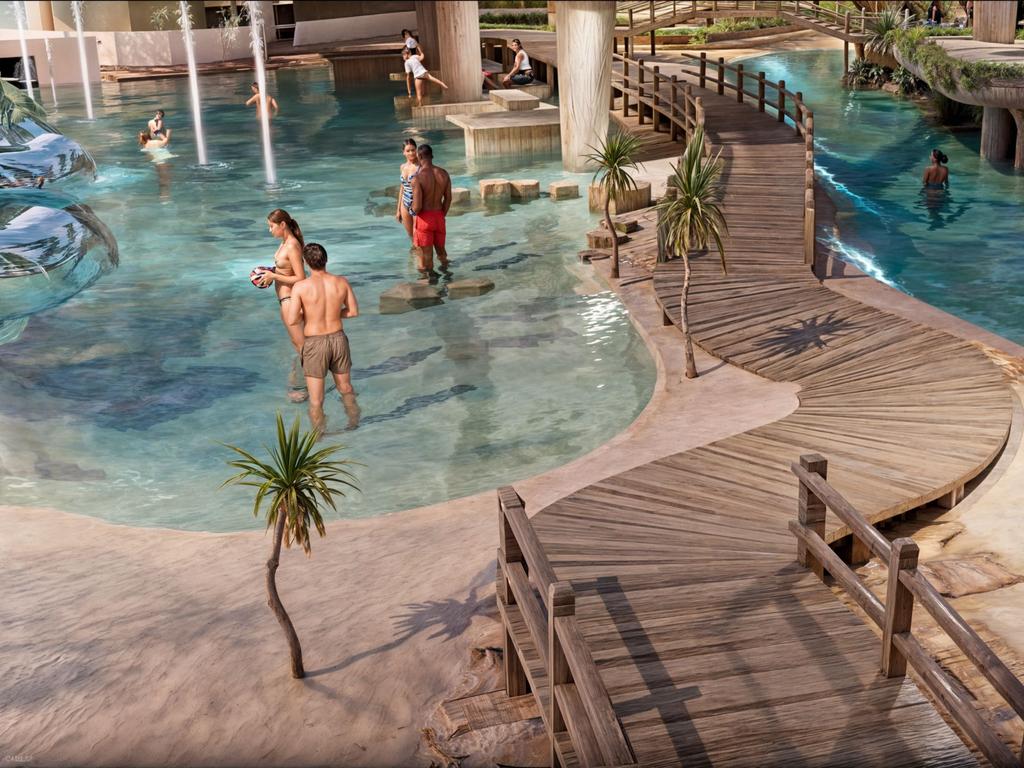 The world’s largest luxury hotel group, Sheraton, could come to Hervey Bay after signing an agreement confirming its intention to operate the proposed Hervey Bay Esplanade Resort.