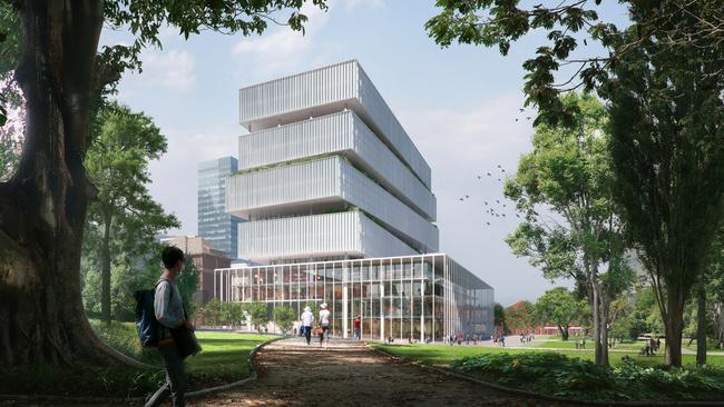 An artist’s impression of the Entrepreneur and Innovation Centre, Lot Fourteen.