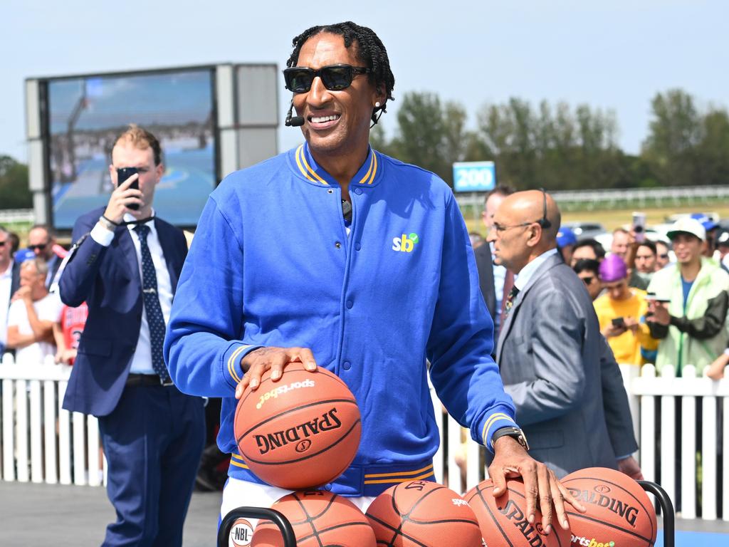 Chicago Bulls legend Scottie Pippen has endorsed the NBL’s Next Stars program during his No Bull speaking tour. (Photo by Vince Caligiuri/Getty Images)