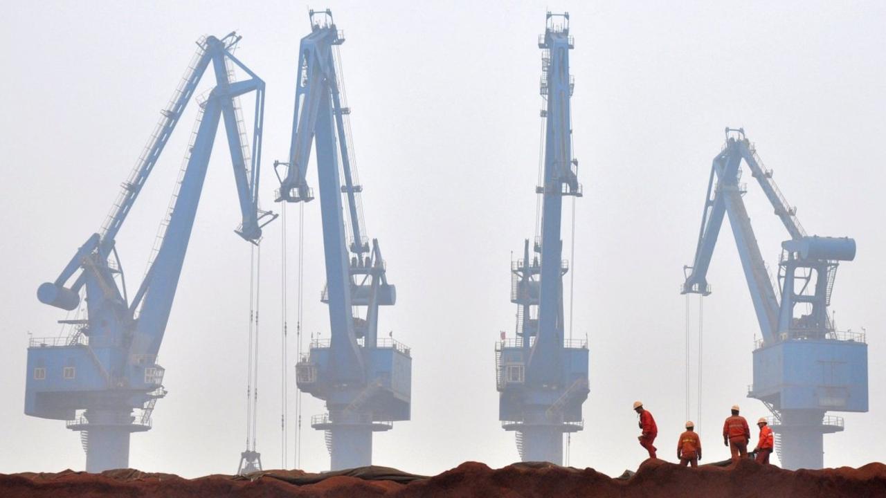 China is buying up Australian iron ore like never before to create steel for its massive infrastructure projects. Picture: Vincent Du/Reuters