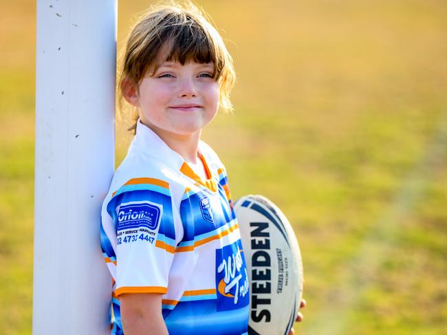 Makayla Plain of Willmot has excelled in Mt Druitt Lions’ Try Time team this year. Picture: Angelo Velardo