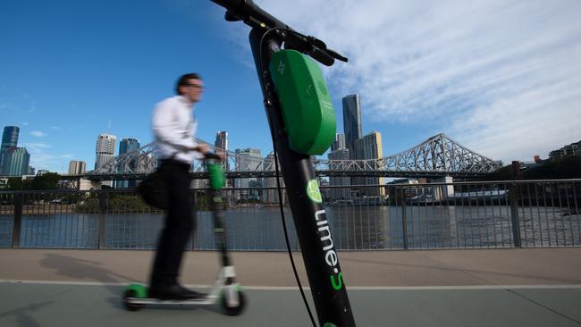 A QUT observational study of electric scooter riding in central Brisbane has found nearly half of shared e-scooters were being ridden illegally