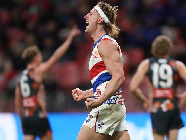 GWS and Western Bulldogs’ clash will have a huge say on the top four — and even top eight. Picture: Matt King/AFL Photos/via Getty Images