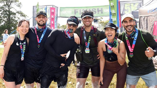 Jane, Murat, Berat, Agit, Tanya and Ozgur. Picture: David Smith