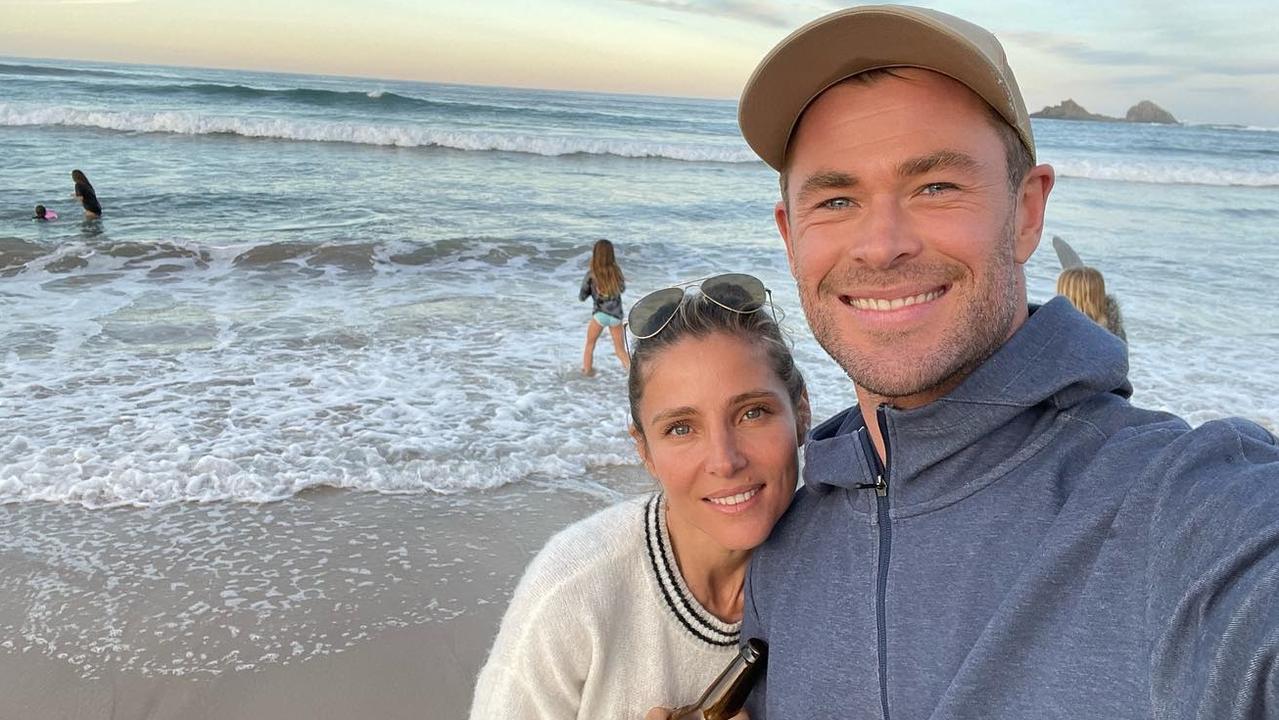 If you’re neighbours with Chris Hemsworth and Elsa Pataky, vendors have said, “sometimes their donkeys get loose.” Source: Instagram