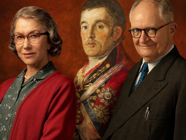 Helen Mirren and Jim Broadbent star in The Duke. Picture: Supplied