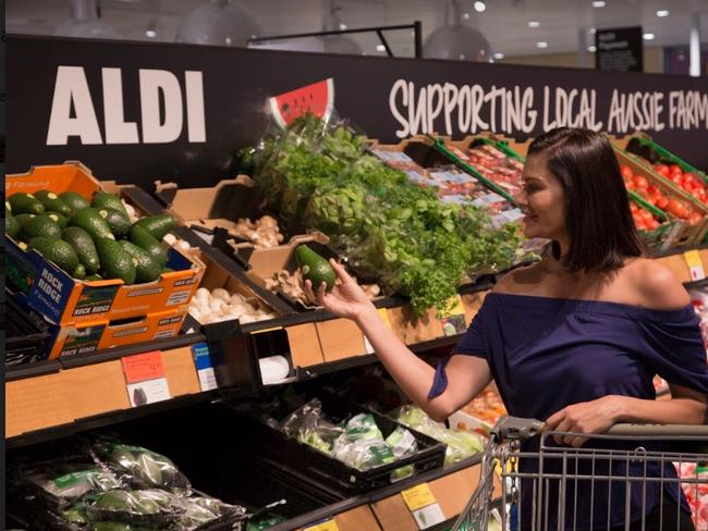 CBX: German supermarket Aldi is opening a store at Roselands shopping centre. generic shots