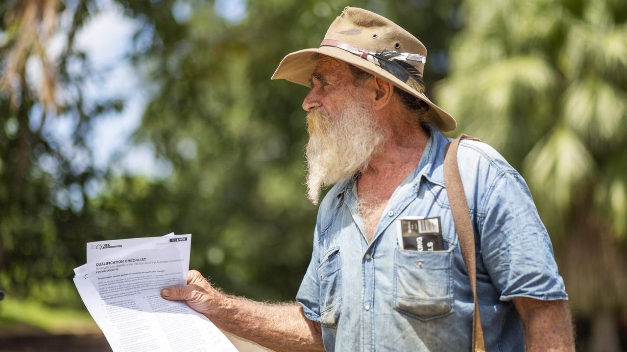 Lance Lawrence, 72, has announced he will run for the NT Senate in the 2020 Federal election as a candidate for the Legalise Cannabis Party.