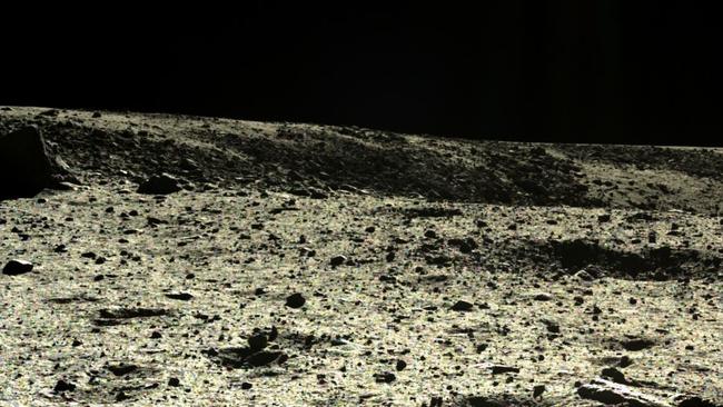 Rocky outcrops can be seen in the stunning photos. Picture: Chinese Academy of Sciences / China National Space Administration / The Science and Application Center for Moon and Deep Space Exploration