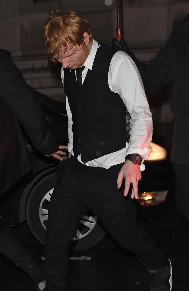 Ed Sheeran drunk at the Brit Awards 2015: Pics | news.com.au ...