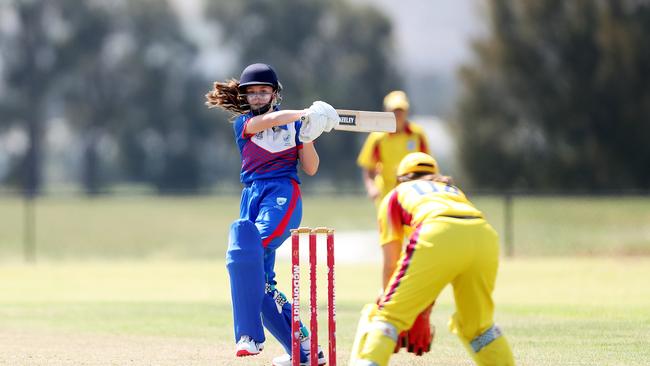 Newcastle’s Cosette Thomas in action. Picture: Sue Graham