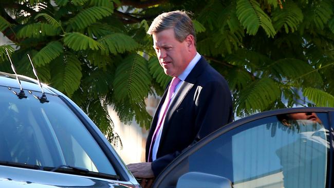 Opposition Leader Tim Nicholls says he takes responsibility for the LNP campaign and will not stand for leader in a party room meeting next week. Picture: David Clark/AAP