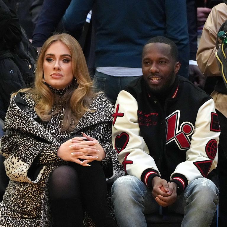 Adele wears $20K leopard look at NBA All-Star Game with Rich Paul