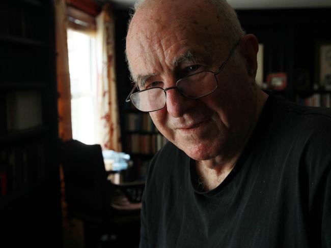 Clive James at his home in London in 2011. Picture: Campion Britta