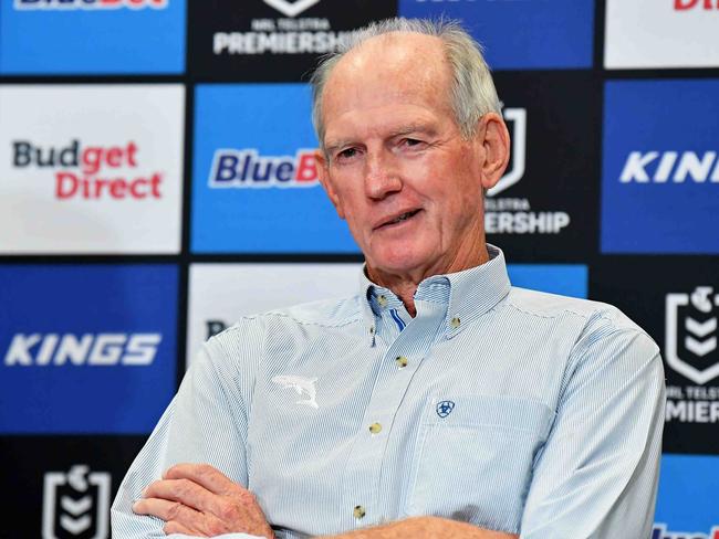 NRL:Roosters V Dolphins, Suncorp Stadium. Wayne Bennett. Picture: Patrick Woods.