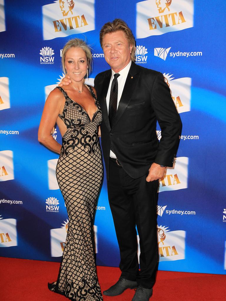 Virginia Burmeister and Richard Wilkins at the Evita Opening Night held at the Sydney Opera House. Picture: Christian Gilles