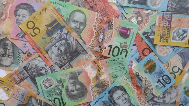 AUSTRALIA - NewsWire Photos - General view editorial generic stock photo of Australian cash money currency. Picture: NCA NewsWire / Nicholas Eagar