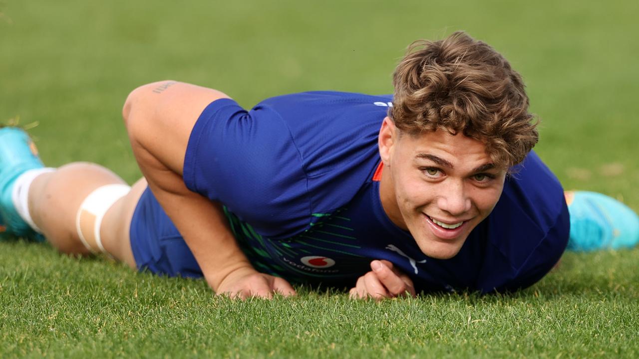 Reece Walsh is back in the No.1 jumper for the Warriors. Picture: Fiona Goodall/Getty Images