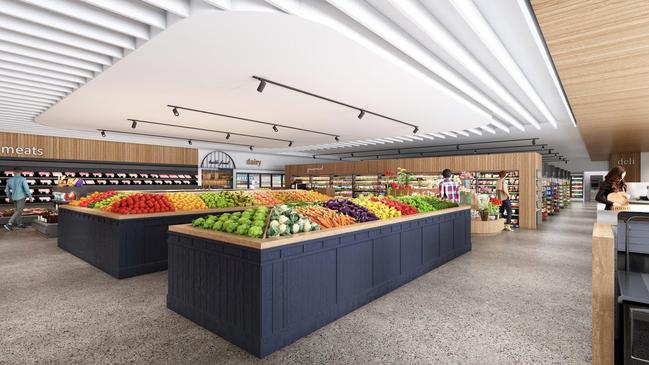 An artist’s impression of what the new store will look like. Source: Supplied