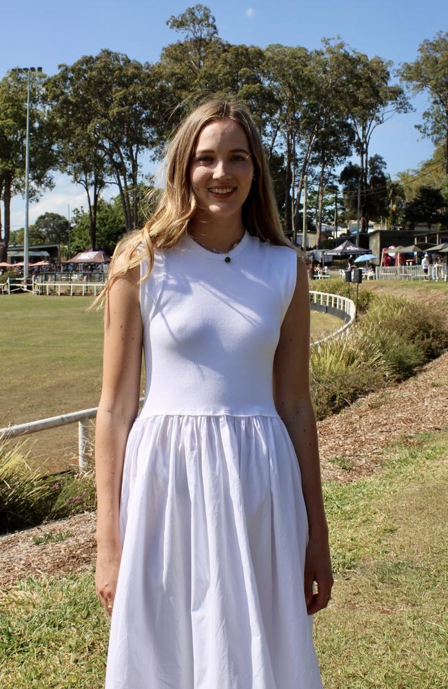 Lulu Johns at the Noosa Polo and Provedores on October 14, 2023.