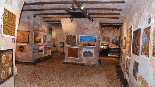 Underground art gallery in Coober Pedy. Picture: realcommercial.com.au