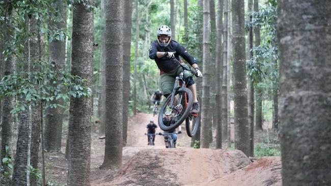 The expansion of the Smithfield Mountain Bike Park from 30km of trails to 85km could bring more than $100m to the Far North’s economy every year. Picture: Nuno Avendano