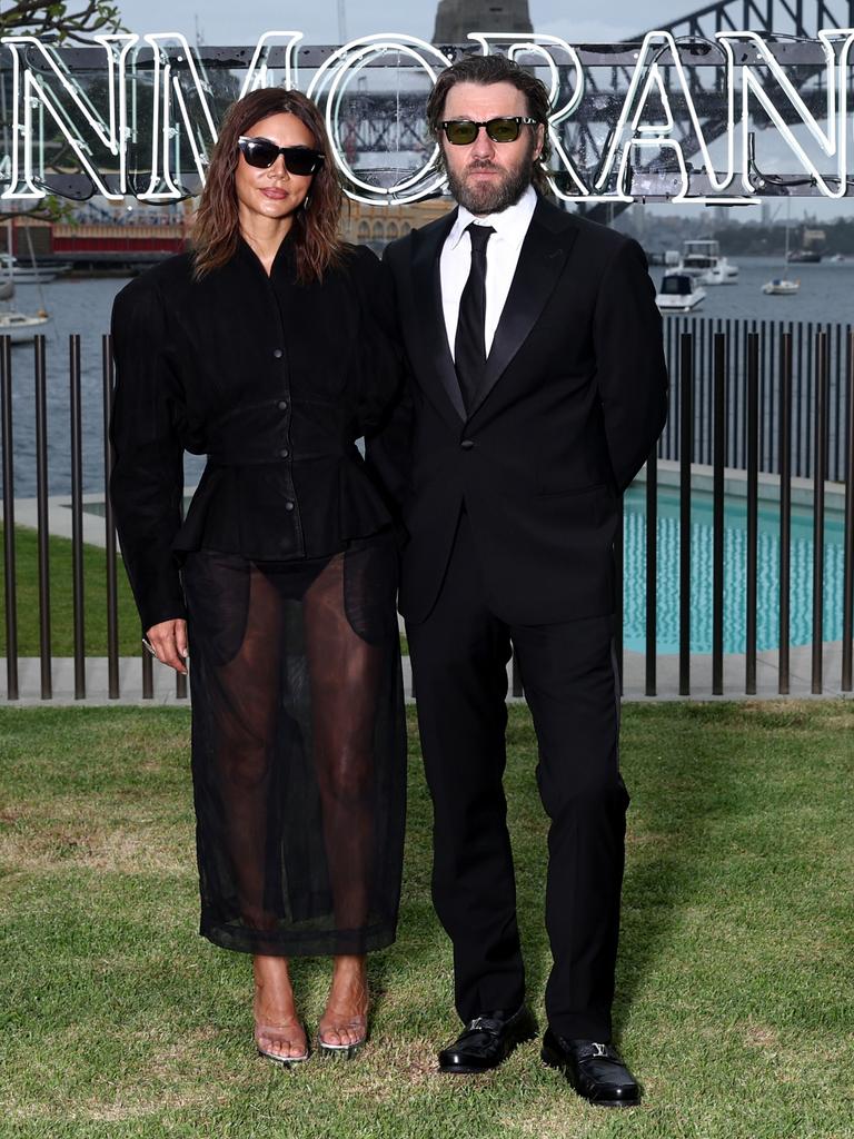 Christine Centenera and Joel Edgerton. Picture: Brendon Thorne/Getty Images