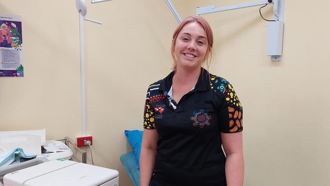 Ti Tree nurse Caitlin Clayer said dealing with staffing shortages was the hardest part of her job. Picture: Supplied.