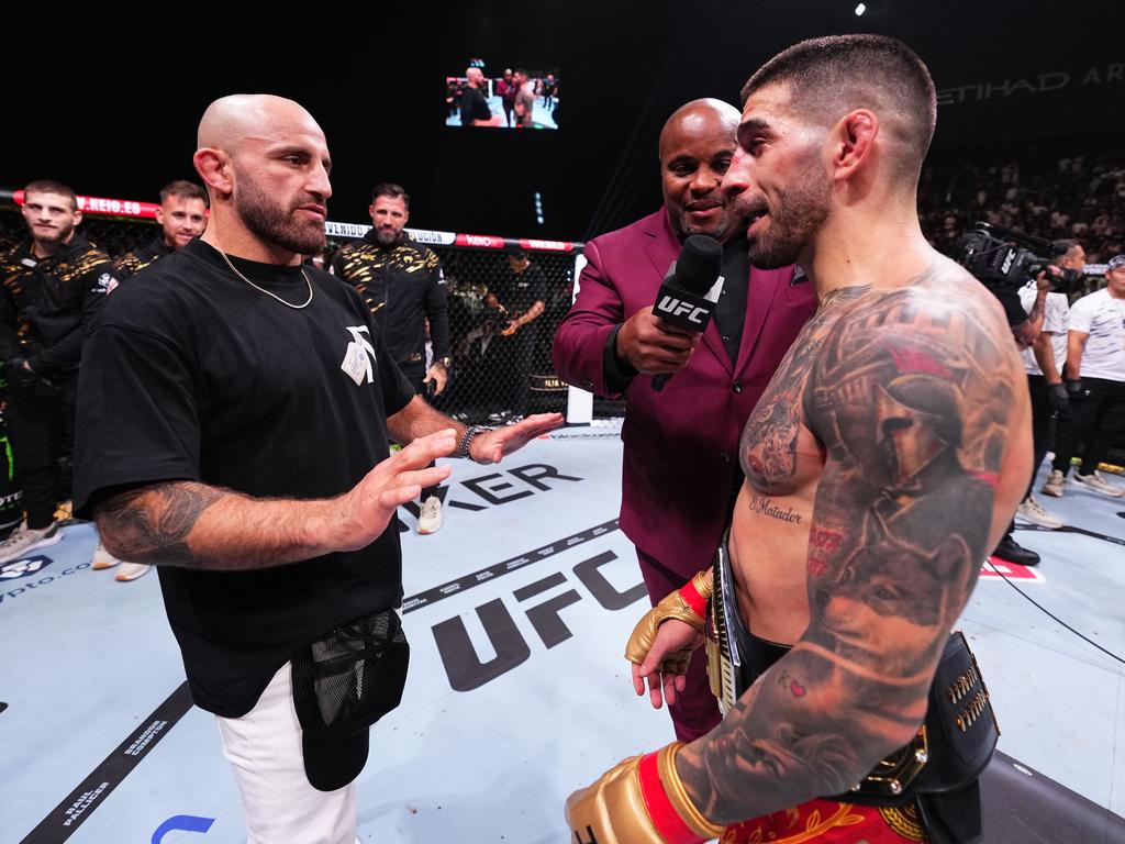 Volkanovski and Topuria are reportedly close to finalising a rematch. Picture: Getty Images