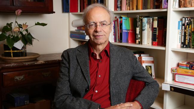 Philosopher Peter Singer said Aussies should be helping others in less fortunate countries.